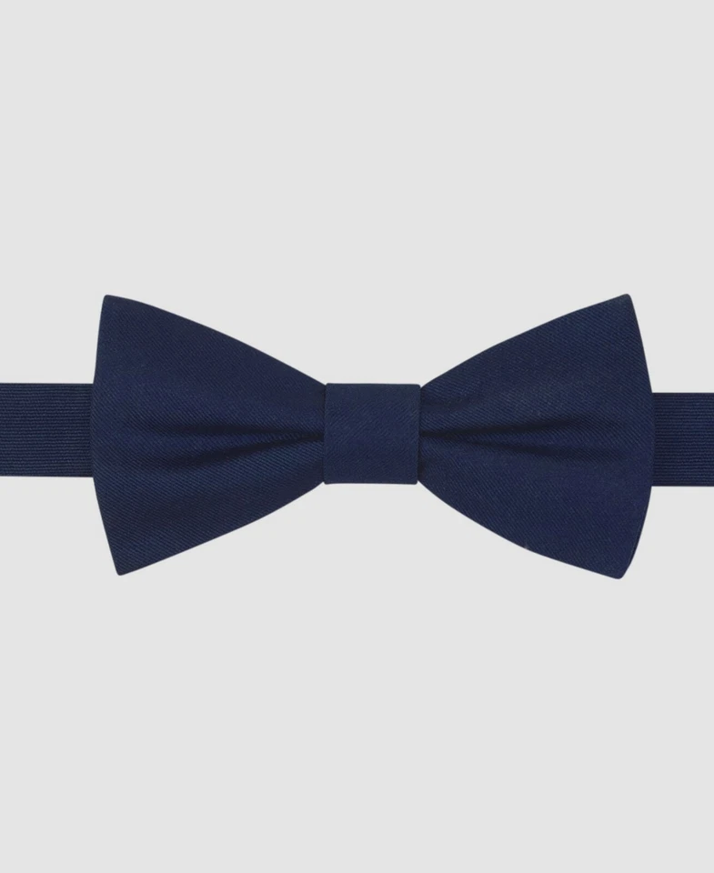 $47 Tommy Hilfiger Para hombres Azul Sólido Formal Pre-Atado Ajustable Pajarita Foto 1 de 1