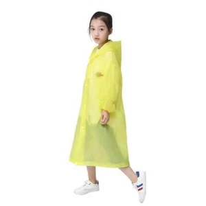 Unisex Adult Waterproof Raincoat Rain Coat Hooded Jacket Poncho Rainwear Camping - Picture 1 of 38