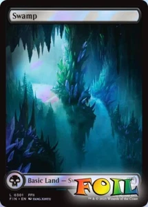 Swamp 0301 MTG FINAL FANTASY Land NP Foil - Picture 1 of 1