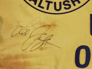 1993 U.S. OPEN WINNER Lee Janzen signed recovered Golf Flag - Picture 1 of 3