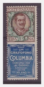 REGNO 1924 - PUBBLICITARI COLUMBIA 1 LIRA NUOVO * MLH - Imagen 1 de 1