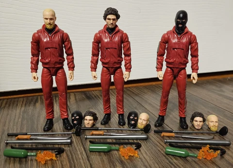 Lot of 3 Marvel Legends Hawkeye Tracksuit Mafia Target Exclusive Figures Loose Cover