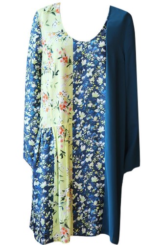 MINI ABITO ACNE STUDIOS JORNY STAMPA FLOREALE CREPE DT 38 UK 12