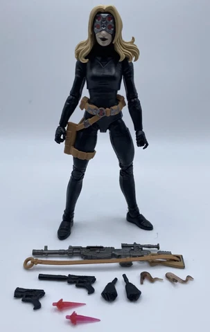 Marvel Legends Yelena Belova Figure No Puff Adder BAF part Avengers Hasbro Black Cover