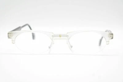 See Me Austria Mod. 355 51[]19 140 Gafas Medio Marco Negro Transparente Nuevas Foto 1 de 4