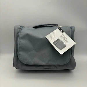 Crane Hanging Toiletry Bag, Gray, Interior Mesh/Side Pockets, Travel Work Hotel - Picture 1 of 8