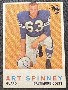 1959 TOPPS ART SPINNEY (COLTS) #171 EX