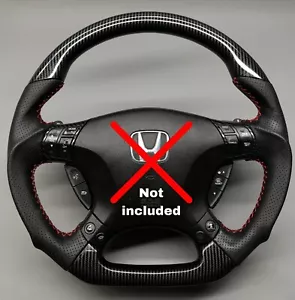 Honda Acura RL 2005-2008 Honda Legend KB1 HydroDip Carbon Custom Steering Wheel - Picture 1 of 11