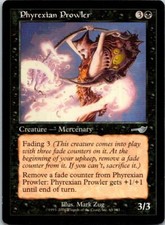 Phyrexian Prowler Magic The Gathering Nemesis Card Light Play X1