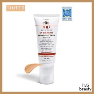 Elta MD Tinted UV Elements Facial Sunscreen SPF 44 2 oz EXP 01/26 *New in Box*