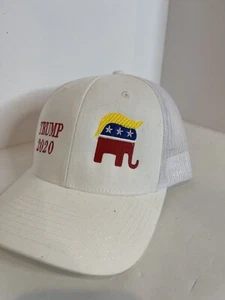 Trump Truckermütze 2020 Make America Great Again SnapBack weiß neu nie getragen - Bild 1 von 6