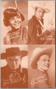 1940s Cowboy Western Movie Mutoscope / Arcade Card BOBBIE BLAKE / Crash Corrigan