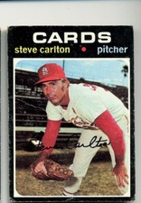 1971 TOPPS ST LOUIS CARDINALS STEVE CARLTON #55 HALL OF FAME 