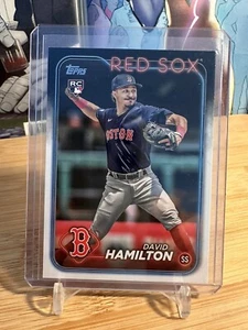 2024 Topps Series 1 David Hamilton Rookie #202 Boston Red Sox - Picture 1 of 2