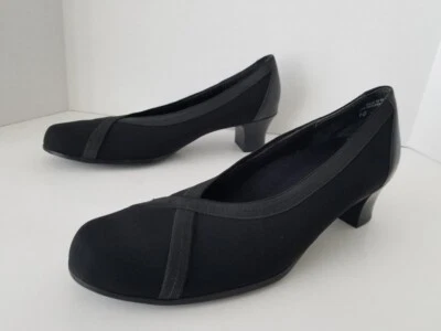 Bombas Munro Somerset de tela y cuero 10M/40 hechas en EE. UU. Foto 1 de 4