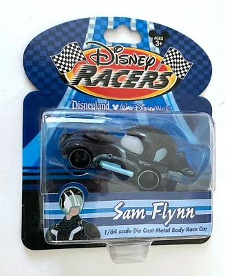 Coche de carreras Disney Racers Star Wars Sam Flynn escala 1:64 carrocería metálica NUEVO Foto 1 de 2
