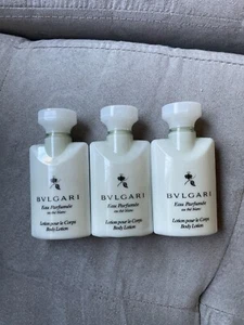 Bvlgari White Tea Body Lotion 1.35floz/40ml Lot of 3 - Picture 1 of 2