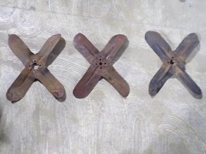 1966-1972 Ford 4 blade radiator cooling fan LOT of 3 Mustang fastback 289 302 XX - Picture 1 of 9