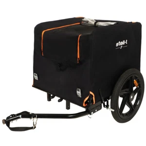 2-IN-1 Bike & Pull-Behind Pet Trailer– Convertible Dog/Cat Carrier W/ Bike Hitch - Picture 1 of 12