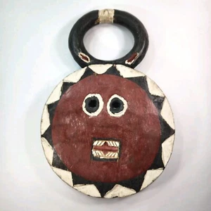 Baule Sun Mask West Africa Pier 1 Ivory Coast Collection - Picture 1 of 15
