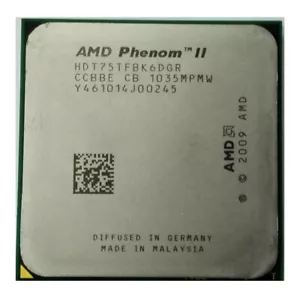 AMD Phenom II X6 1075T CPU Six-Core 3.0GHz 6M 667 MHz 125W Socket AM3 Processor - Picture 1 of 1