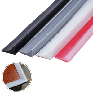 Bathroom Retention Water Barrier Strip Dry &Wet Separation Silicone Seal Strip - Picture 1 of 151