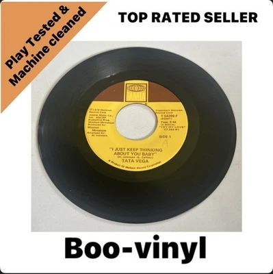 Tata Vega - I Just Keep Thinking About You Baby 7" 45 RPM Tamla T 54299F EX / M - Bild 1 von 4