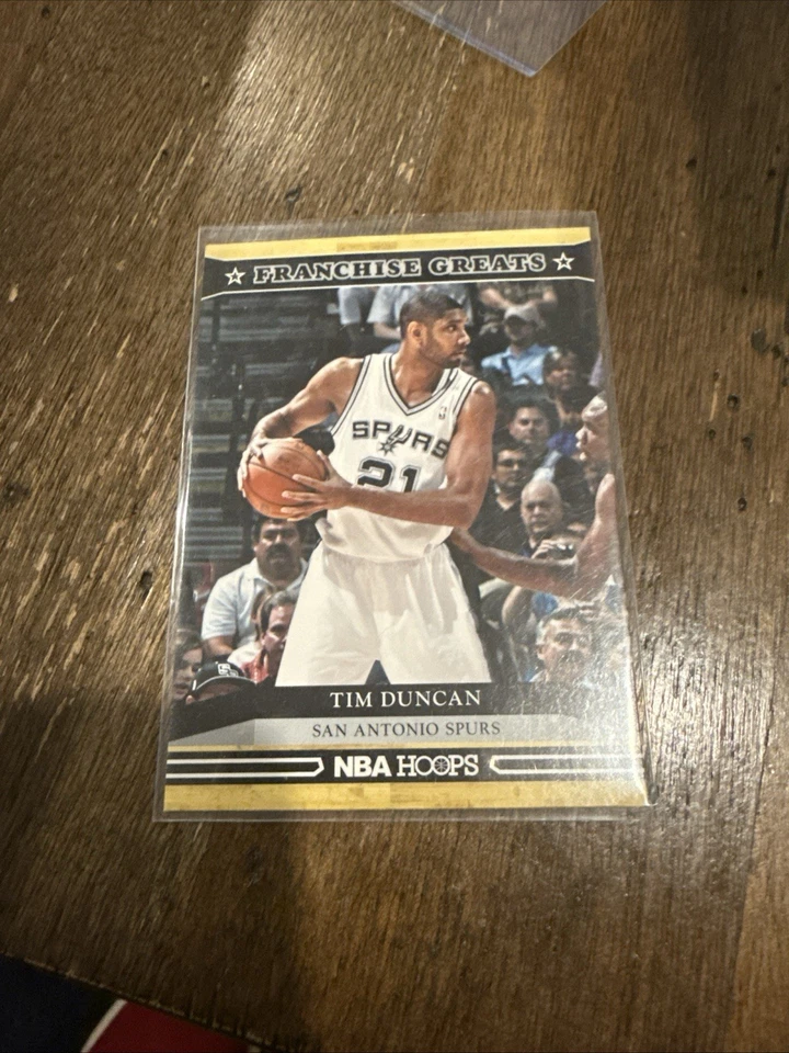 🏀 2012-13 NBA HOOPS FRANCHISE GREATS TIM DUNCAN 🏀 - Image 1 of 1