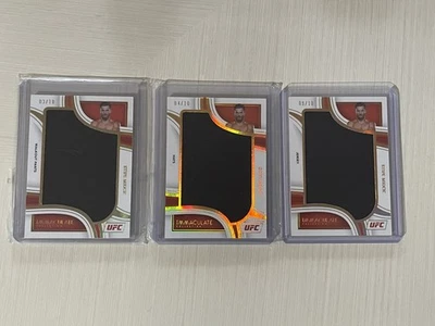 Stipe Miocic 2023 Panini Immaculate UFC Jumbo Hat, jersey,walkout pant Patch /10 - Image 1 of 2