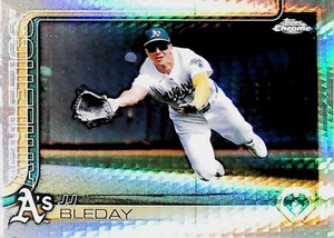 2025 TOPPS CROMO PRISMA RIFRATTORE #183 JJ BLEDAY OAKLAND ATHLETICS - Foto 1 di 2
