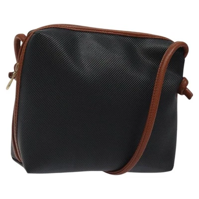 Auténtico Bolso de Hombro BOTTEGA VENETA PVC Negro Marrón Dorado bs25135 Foto 1 de 4