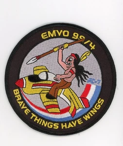 PATCH NETHERLAND AIR FORCE CLASS EMVO 99/4 BRAVE THINGS    IRON ON  PARCHE - Picture 1 of 1