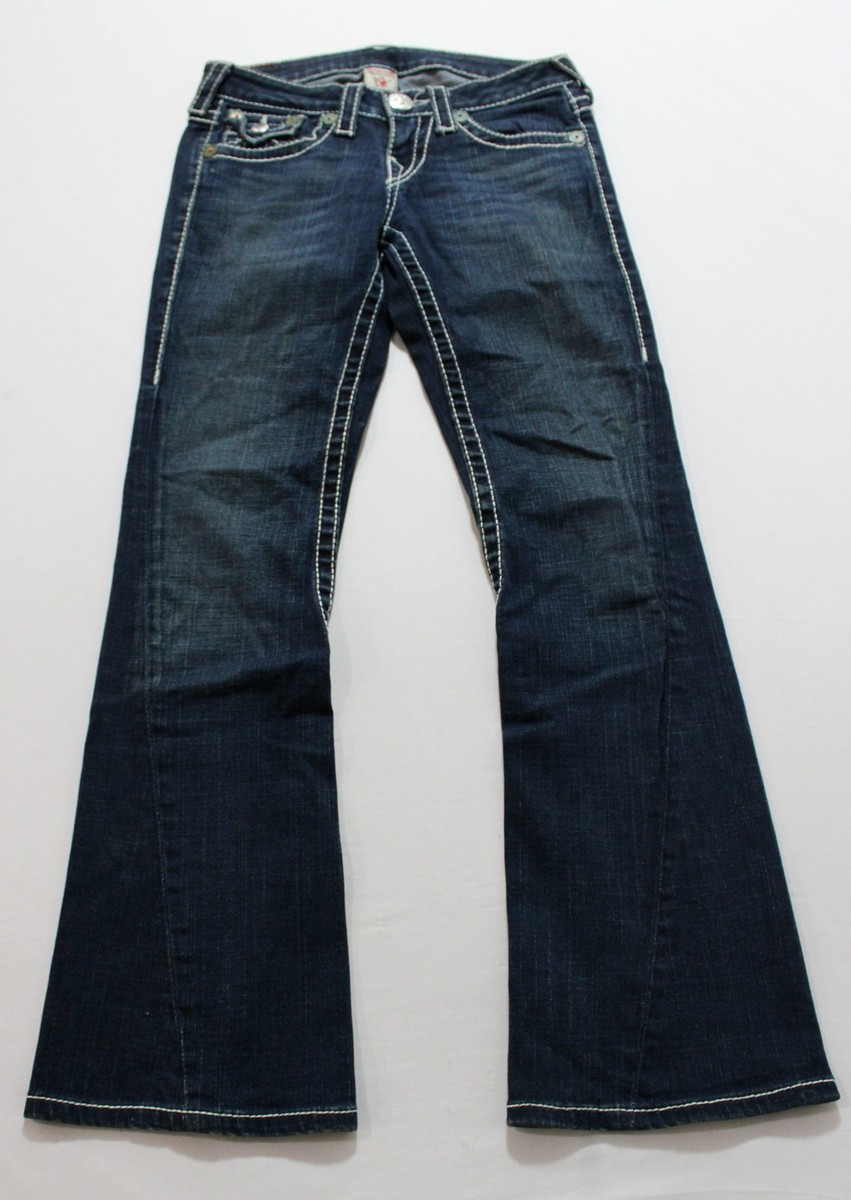 TRUE RELIGION JOEY BIG Tユーズド加工 デニム USA製 TRUE RELIGION トゥルーレリジョン ジーンズ JOEY BIGT 大きい