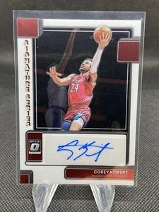 2022-23 Donruss Optic Corey Kispert Signature Series Auto #SS-CKP Wizards - Foto 1 di 2