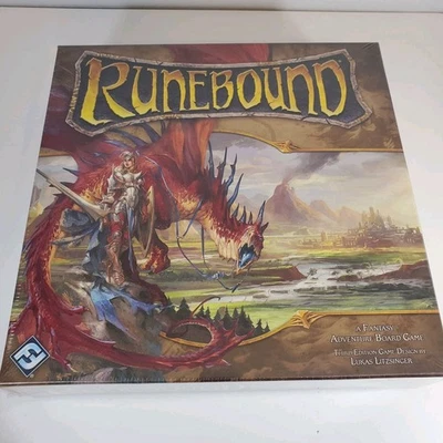 Runebound Third 3rd Edition Board Game 2015 Fantasy Flight Games New Sealed - Image 1 of 4