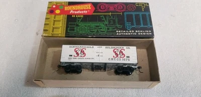 REFRIGERADOR DE MADERA ESCALA HO ROUNDHOUSE SCHWARTZCHILD & SULZBERGER 36'FT 🔥🔥🔥🔥 Foto 1 de 4
