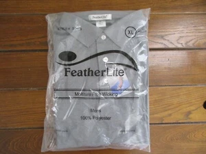 FeatherLite Pique Sport Shirt 0500 - Gray - X-Large NEW - Picture 1 of 1