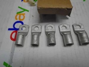 BURNDY 2/0 AWG Cable Lugs Ring Terminals Battery 3/8 HOLE - Picture 1 of 4