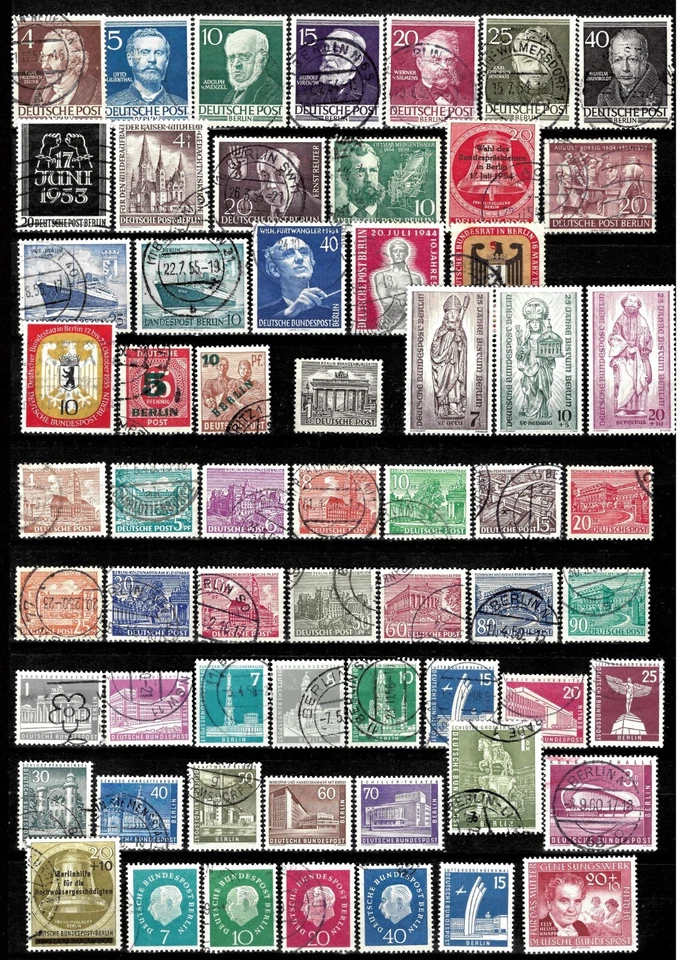 Germany - Berlin 1952 / 1958 ☀  Used lot - Image 1 of 1