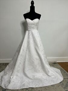 Designer Liancarlo Hochzeitskleid Ballkleid mit Blumenmuster Detail Größe 6. Stil 2367.