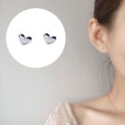 1Pair Creative Simple Heart Mini Stud Earring For Women Piercing Ear Needle