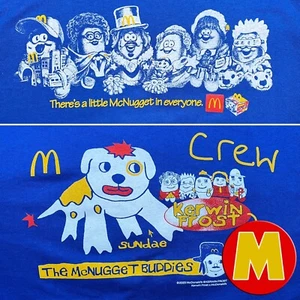 NEW Kerwin Frost (M) Mcdonalds McNugget Buddies / Sundae Employee Crew T-shirt - Picture 1 of 7