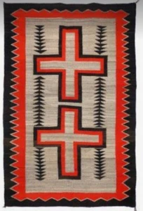 5x8 Wool Navajo Rug Southwest Pattern Housewarming Area Rug Native Wool Rug - Picture 1 of 1