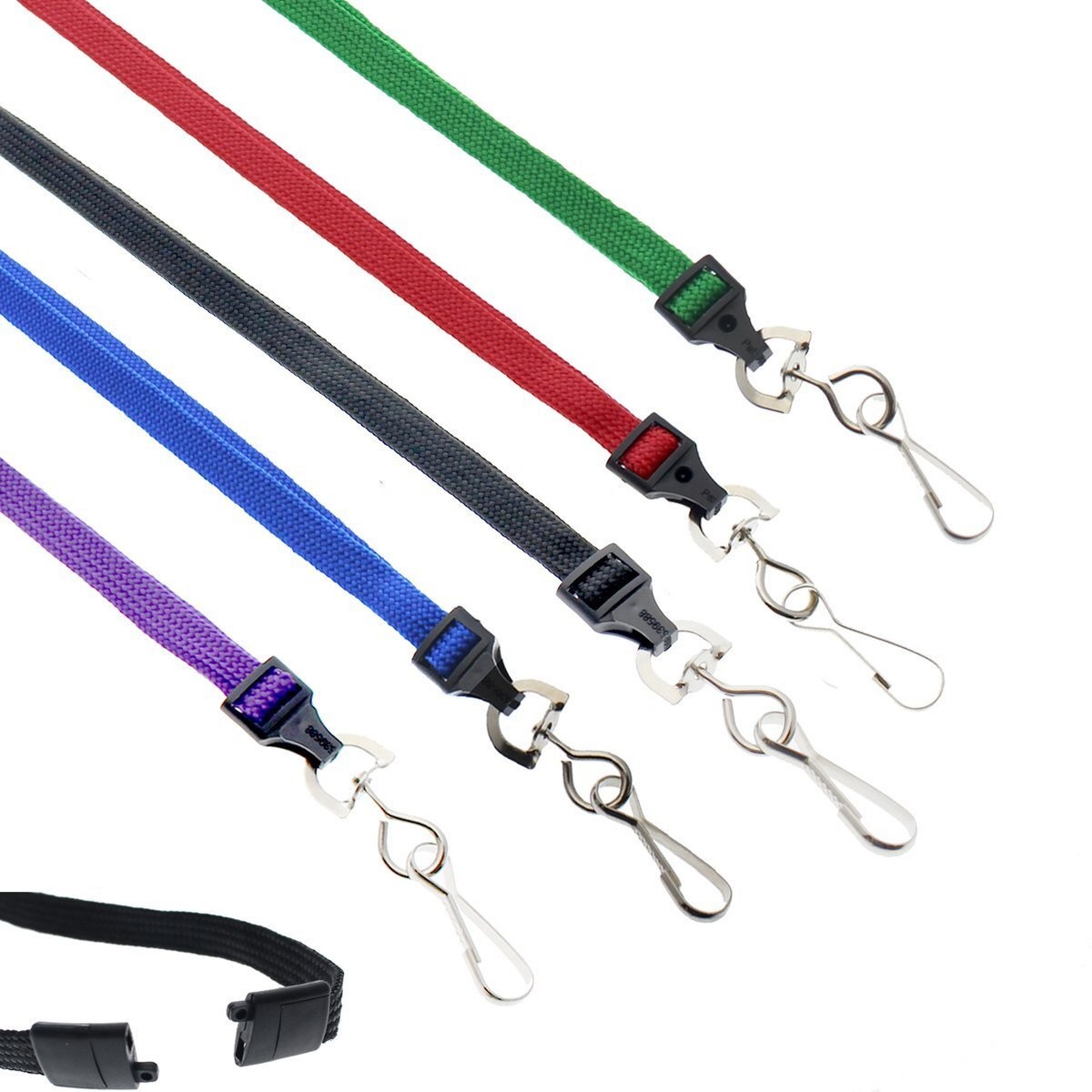 Jackson State University Tigers Lanyard - Detachable Breakaway Buckle, ID Badge Keychain Holder - View #3