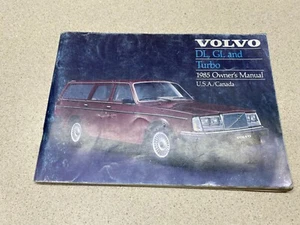 1985 VOLVO TURBO, DL & GL Owner Manual Guidebook / OEM - Imagen 1 de 2