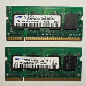TESTED Samsung 512MB (256x2) PC2-4200S M470T3354BZ0-CD5 DDR2-533MHz non-ECC RAM - Picture 1 of 3
