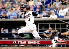 2017 Quad Cities River Bandits SGA Grandstand 30 Kristian Trompiz Venezuela Card