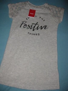 Fox Girl Tunic Stone Mela size 8 116-124cm age 8-10 years - Picture 1 of 7