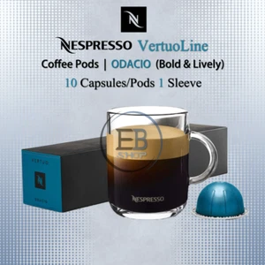 Cialde Caffè NESPRESSO Vertuo Line 10 Capsule 1 Manica ODACIO (grassetto e Cereali) - Foto 1 di 2