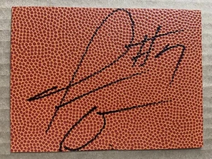 Jermaine O’Neil Signed Golden State Warriors Autographed Basketball Paper Auto - Picture 1 of 1